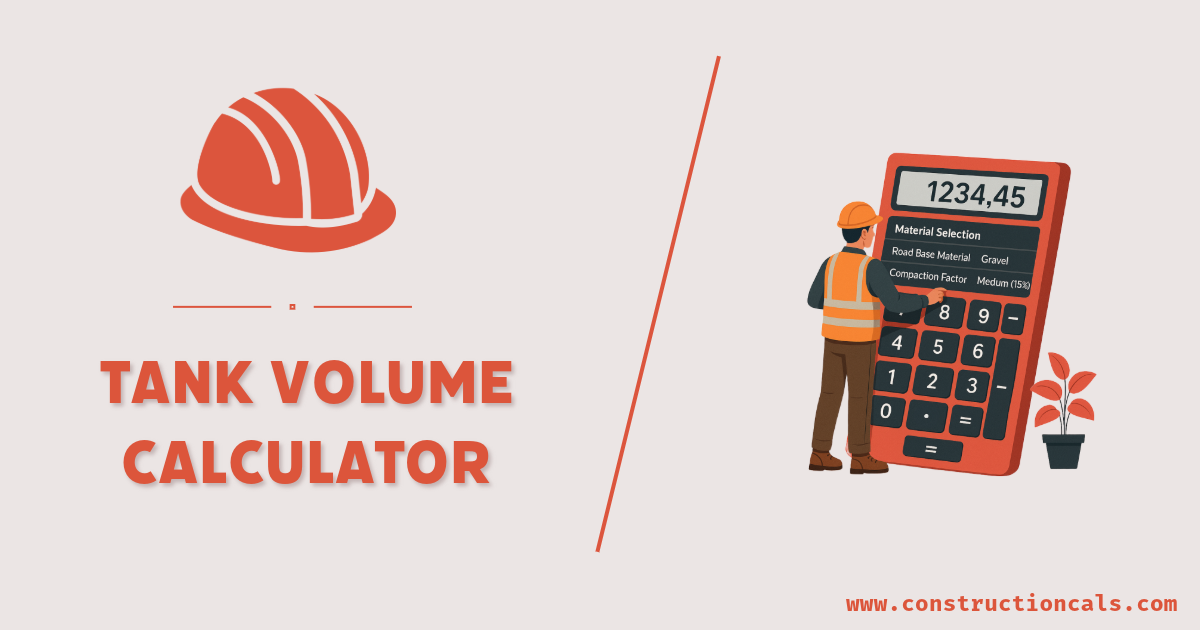Tank Volume Calculator